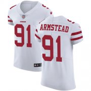 Wholesale Cheap Nike 49ers #91 Arik Armstead White Men's Stitched NFL Vapor Untouchable Elite Jersey