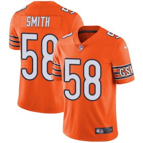 Wholesale Cheap Nike Bears #58 Roquan Smith Orange Men\'s Stitched NFL Limited Rush Jersey