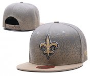 Wholesale Cheap NFL New Orleans Saints Team Logo Black Snapback Adjustable Hat 1034