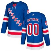 Wholesale Cheap Men's Adidas Rangers Personalized Authentic Royal Blue Home NHL Jersey