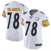 Wholesale Cheap Nike Steelers #78 Alejandro Villanueva White Women's Stitched NFL Vapor Untouchable Limited Jersey