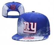 Wholesale Cheap New York Giants Team Logo Royal White Adjustable Hat YD