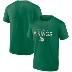 Wholesale Cheap Men\'s Minnesota Vikings Kelly Green Celtic Knot T-Shirt