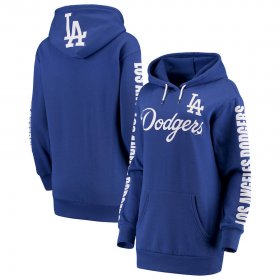 Wholesale Cheap Los Angeles Dodgers G-III 4Her by Carl Banks Women\'s Extra Innings Pullover Hoodie Royal