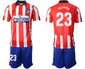 Wholesale Cheap Men 2020-2021 club Atletico Madrid home 23 red Soccer Jerseys