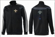 Wholesale Cheap NFL New Orleans Saints Victory Jacket Black_1