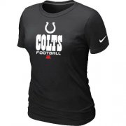 Wholesale Cheap Women's Nike Indianapolis Colts Critical Victory NFL T-Shirt Black