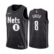Wholesale Cheap Brooklyn Nets #8 Jeff Green Black NBA Swingman 2020-21 Earned Edition Jersey