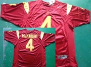 Wholesale Cheap USC Trojans #4 McKnight Red Jersey