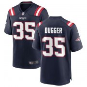 Wholesale Cheap Men's New England Patriots #35 Kyle Dugger Navy Blue 2020 NEW Vapor Untouchable Stitched NFL Nike Limited