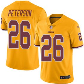 Wholesale Cheap Nike Redskins #26 Adrian Peterson Gold Youth Stitched NFL Limited Rush Jersey