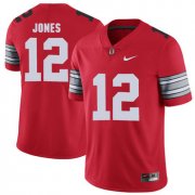 Wholesale Cheap Ohio State Buckeyes 12 Cardale Jones Red 2018 Spring Game College Football Limited Jersey