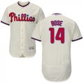 Wholesale Cheap Phillies #14 Pete Rose Cream Flexbase Authentic Collection Stitched MLB Jersey