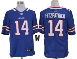 Wholesale Cheap Men's Buffalo Bills #14 Ryan Fitzpatrick Blue Vapor Untouchable Limited Stitched Jersey