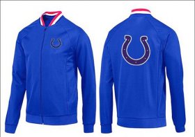 Wholesale Cheap NFL Indianapolis Colts Team Logo Jacket Blue_1