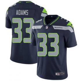Wholesale Cheap Nike Seahawks #33 Jamal Adams Steel Blue Team Color Men\'s Stitched NFL Vapor Untouchable Limited Jersey