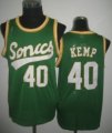 Wholesale Cheap Seattle Supersonics #40 Shawn Kemp 2003-04 Green Swingman Jersey