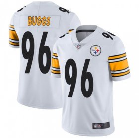 Wholesale Cheap Men\'s Pittsburgh Steelers #96 Isaiah Buggs Limited White Vapor Untouchable Jersey
