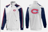 Wholesale Cheap NHL Montreal Canadiens Zip Jackets White-1