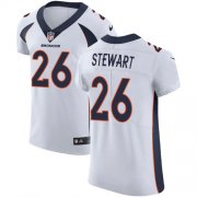Wholesale Cheap Nike Broncos #26 Darian Stewart White Men's Stitched NFL Vapor Untouchable Elite Jersey