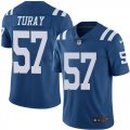 Wholesale Cheap Nike Colts #57 Kemoko Turay Royal Blue Men's Stitched NFL Limited Rush Jersey