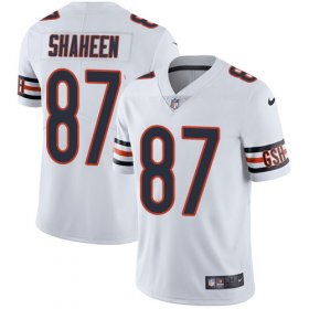 Wholesale Cheap Nike Bears #87 Adam Shaheen White Men\'s Stitched NFL Vapor Untouchable Limited Jersey