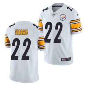 Wholesale Cheap Men\'s Pittsburgh Steelers #22 Najee Harris White 2021 Limited Football Jersey