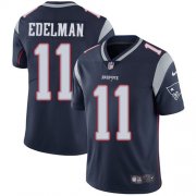 Wholesale Cheap Nike Patriots #11 Julian Edelman Navy Blue Team Color Men's Stitched NFL Vapor Untouchable Limited Jersey