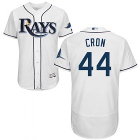 Wholesale Cheap Rays #44 CJ Cron White Flexbase Authentic Collection Stitched MLB Jersey