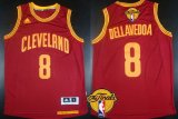 Wholesale Cheap Men's Cleveland Cavaliers #8 Matthew Dellavedova 2017 The NBA Finals Patch Red Jersey