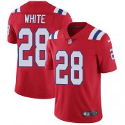 Wholesale Cheap Nike Patriots #28 James White Red Alternate Men's Stitched NFL Vapor Untouchable Limited Jersey