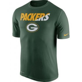 Wholesale Cheap Men\'s Green Bay Packers Nike Green Legend Staff Practice Performance T-Shirt