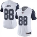 Wholesale Cheap Nike Cowboys #88 CeeDee Lamb White Women's Stitched NFL Limited Rush Jersey