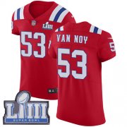 Wholesale Cheap Nike Patriots #53 Kyle Van Noy Red Alternate Super Bowl LIII Bound Men's Stitched NFL Vapor Untouchable Elite Jersey