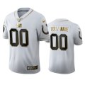Wholesale Cheap Indianapolis Colts Custom Men's Nike White Golden Edition Vapor Limited NFL 100 Jersey