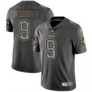 Wholesale Cheap Nike Saints #9 Drew Brees Gray Static Men's Stitched NFL Vapor Untouchable Limited Jersey