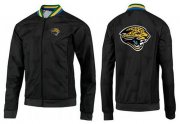 Wholesale Cheap NFL Jacksonville Jaguars Team Logo Jacket Black_4
