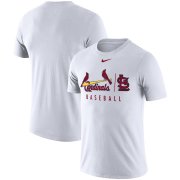 Wholesale Cheap St. Louis Cardinals Nike MLB Practice T-Shirt White