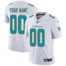 Wholesale Cheap Nike Miami Dolphins Customized White Stitched Vapor Untouchable Limited Youth NFL Jersey