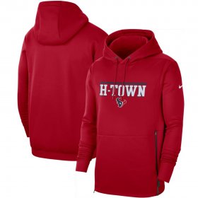 Wholesale Cheap Houston Texans Nike Sideline Local Performance Pullover Hoodie Red
