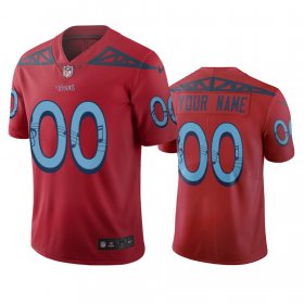 Wholesale Cheap Tennessee Titans Custom Red Vapor Limited City Edition NFL Jersey
