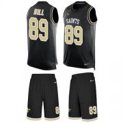 Wholesale Cheap Nike Saints #89 Josh Hill Black Team Color Men's Stitched NFL Limited Tank Top Suit Jersey