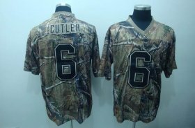 Wholesale Cheap Bears #6 Jay Cutler Camouflage Realtree Embroidered NFL Jersey