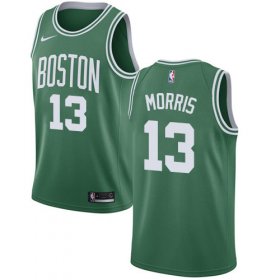 Wholesale Cheap Nike Boston Celtics #13 Marcus Morris Green NBA Swingman Icon Edition Jersey