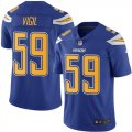 Wholesale Cheap Nike Chargers #59 Nick Vigil Electric Blue Men's Stitched NFL Limited Rush Jersey