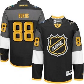 Wholesale Cheap Sharks #88 Brent Burns Black 2016 All-Star Stitched NHL Jersey