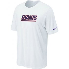 Wholesale Cheap Nike New York Giants Authentic Logo NFL T-Shirt White