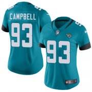 Wholesale Cheap Nike Jaguars #93 Calais Campbell Teal Green Alternate Women's Stitched NFL Vapor Untouchable Limited Jersey