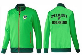 Wholesale Cheap NFL Miami Dolphins Heart Jacket Green_2