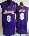 Wholesale Cheap Los Angeles Lakers #8 Kobe Bryant Purple Swingman Jersey
